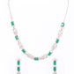 Priyaasi Women Green American Diamond Rose Gold-Polished Jewellery Set - Swadesiicart