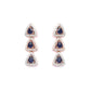 Priyaasi Women Blue American Diamond Rose Gold-Polished Jewellery Set - Swadesiicart