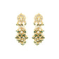 Priyaasi Women White Beads Pachi Kundan Gold-Polished Jewellery Set - Swadesiicart