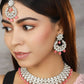Priyaasi Women Orange Silver-Plated Jewellery Sets - Swadesiicart