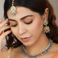 Priyaasi Women Kundan Gold-Polished Jewellery Set with MaangTikka - Swadesiicart