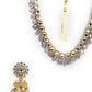 Priyaasi Women Kundan Gold-Polished Jewellery Set with MaangTikka - Swadesiicart