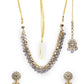 Priyaasi Women Kundan Gold-Polished Jewellery Set with MaangTikka - Swadesiicart