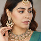 Priyaasi Women Pink Gold-Polished Jewellery Set - Swadesiicart