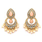 Priyaasi Women Pink Gold-Polished Jewellery Set - Swadesiicart