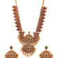 Priyaasi Women Multi-Color Kemp Stones American Diamond Gold-Polished Jewellery Set - Swadesiicart