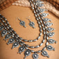 Priyaasi Women Kundan Stones Studded Silver Plated Jewellery Set - Swadesiicart