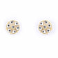 Priyaasi Women Mint Green White Kundan Gold-Polished Choket Set - Swadesiicart