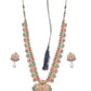 Priyaasi Women Green Kemp Stones Pearls Gold-Polished Jewellery Set - Swadesiicart