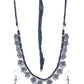 Priyaasi Women Black German Silver Plated Jewellery Set - Swadesiicart