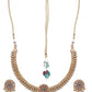 Priyaasi Women Ruby Gold-Polished Jewellery Set - Swadesiicart