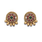 Priyaasi Women Ruby Gold-Polished Jewellery Set - Swadesiicart