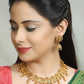Priyaasi Women Emerald Gold-Polished Jewellery Set - Noz2Toz