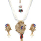 Priyaasi Women Gold-Polished Peacock Jewellery Set - Swadesiicart