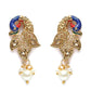 Priyaasi Women Gold-Polished Peacock Jewellery Set - Swadesiicart