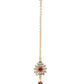 Priyaasi Women Maroon Gold-Polished Kundan Jewellery Set - Swadesiicart