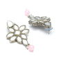Priyaasi Women Classic American Diamond Rose Gold Floral Jewellery Set - Swadesiicart