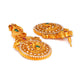 Priyaasi Women Traditional Ruby & Emerald Gold-Polished Peacock Jewellery Set - Swadesiicart