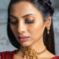 Priyaasi Women Traditional Gold-Polished Laxmi Jewellery Set - Swadesiicart