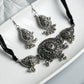 Priyaasi Women Tribal Floral Oxidised Jewellery Set - Noz2Toz
