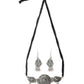 Priyaasi Women Tribal Floral Oxidised Jewellery Set - Swadesiicart
