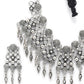 Priyaasi Women Tribal Coin Style Oxidised Jewellery Set - Swadesiicart