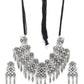 Priyaasi Women Tribal Coin Style Oxidised Jewellery Set - Swadesiicart