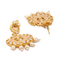 Priyaasi Women Gold & Peach Kundan Meenakari Jewellery Set - Swadesiicart