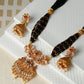 Priyaasi Women Traditional Real Kemp Gold & Black Mangalsutra Set - Noz2Toz