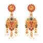 Priyaasi Women Traditional Real Kemp Gold-Polished Peacock Jewellery Set - Swadesiicart