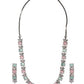 Priyaasi Women Contemporary American Diamond Silver Plated Jewellery Set - Swadesiicart