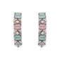 Priyaasi Women Contemporary American Diamond Silver Plated Jewellery Set - Swadesiicart
