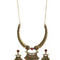 Priyaasi Women Floral Multicolor Gold-Polished Jewellery Set - Swadesiicart