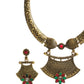 Priyaasi Women Floral Multicolor Gold-Polished Jewellery Set - Swadesiicart
