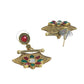 Priyaasi Women Floral Multicolor Gold-Polished Jewellery Set - Swadesiicart