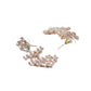 Priyaasi Women Floral American Diamond Rose Gold-Polished Jewellery Set - Swadesiicart
