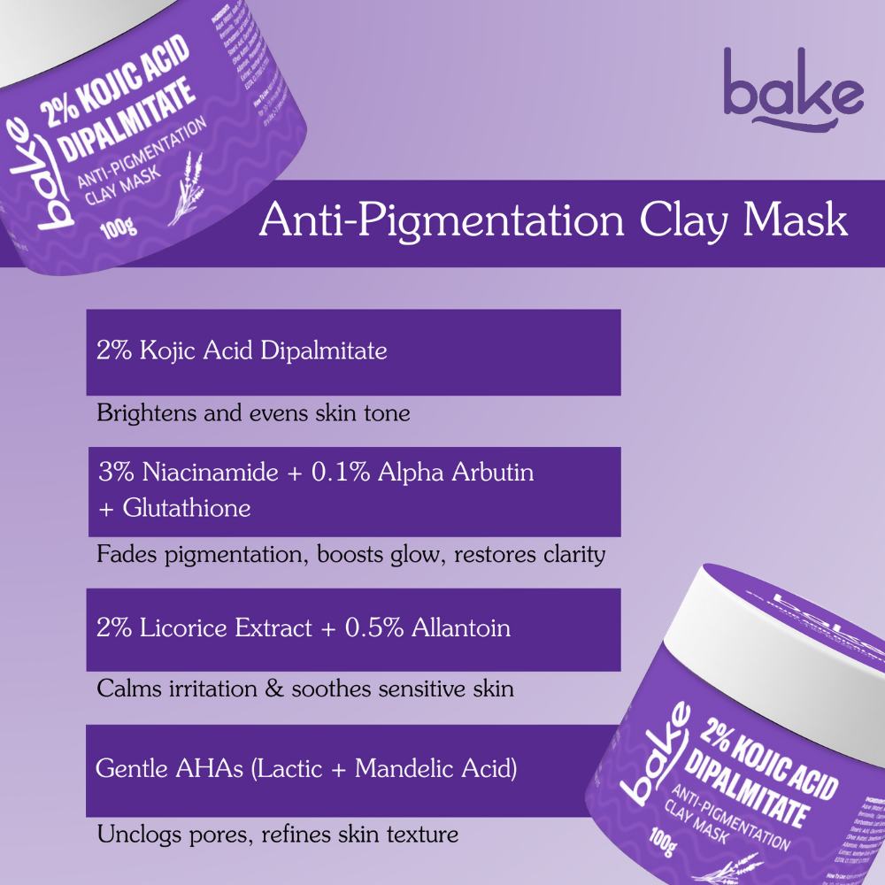 Bake Kojic Acid Anti-Pigmentation Clay Mask | Swadesiicart