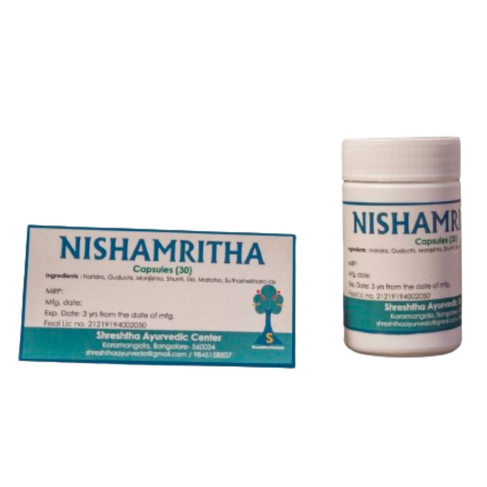 Shreshtha Herbals Nishamritha Capsules - Swadesiicart