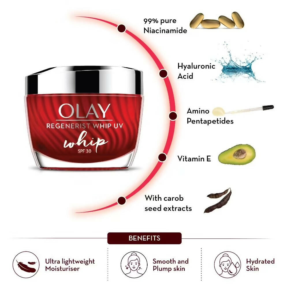 Olay Regenerist SPF 30 Whip Cream - Swadesiicart