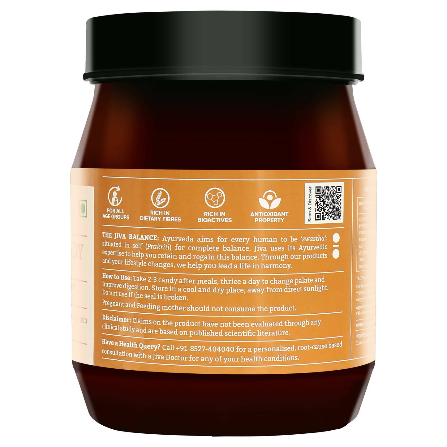 Jiva Ayurveda Chatpata Amla Candy - Swadesiicart