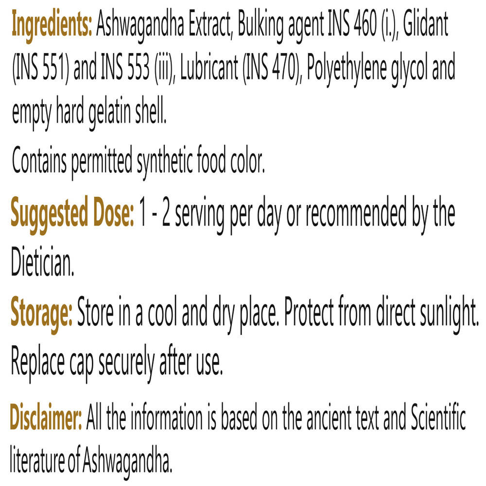 NLife Ashwagandha Capsules - Swadesiicart