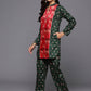 Ahalyaa Women's Traditional Wear Co-ods - Green
