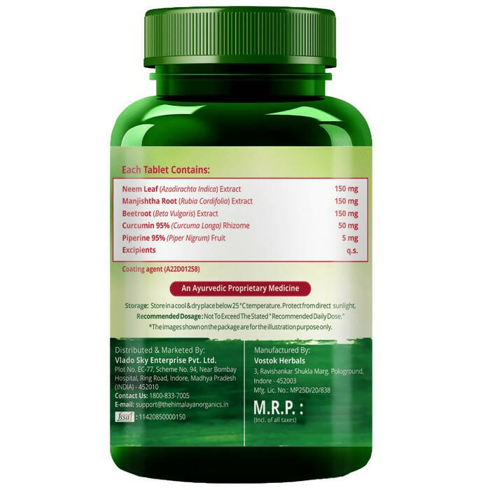 Himalayan Organics Plant Based Blood Detox Tablets - Swadesiicart
