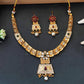 JS Fashion Traditional Antique Necklace Set with Pearl Drops | Swadesiicart
