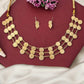 JS Fashion Beautiful Temple Design 3 Layer Short Necklace Set | Swadesiicart