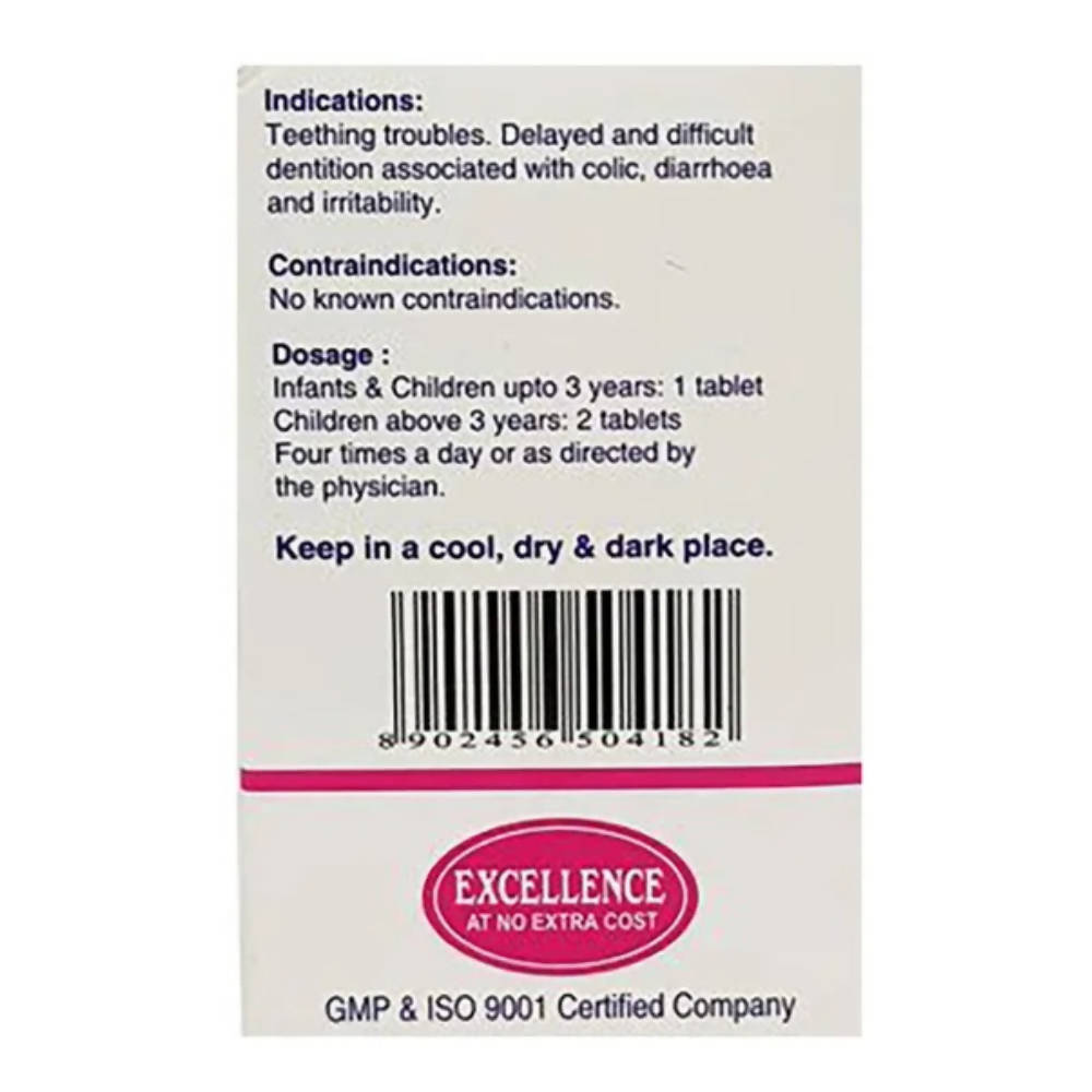 SBL Homeopathy Denton Tablets - Swadesiicart