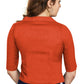Aastha Fashion Women's Women's Orange Art Silk Button Readymade Blouse