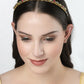 NVR Women's Multi colour Kundan Gold-Polished Embellished Hairband - Swadesiicart