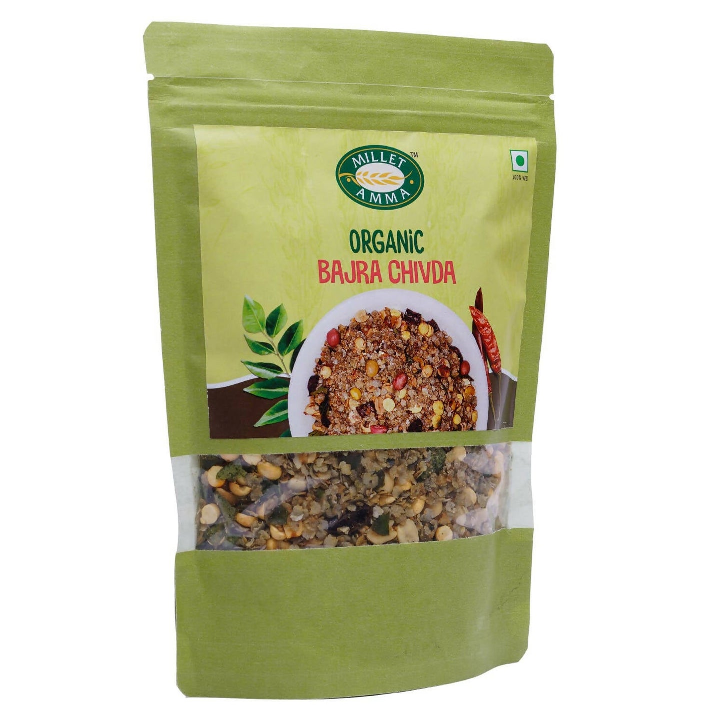 Millet Amma Organic Bajra Chivda Namkeen - Swadesiicart