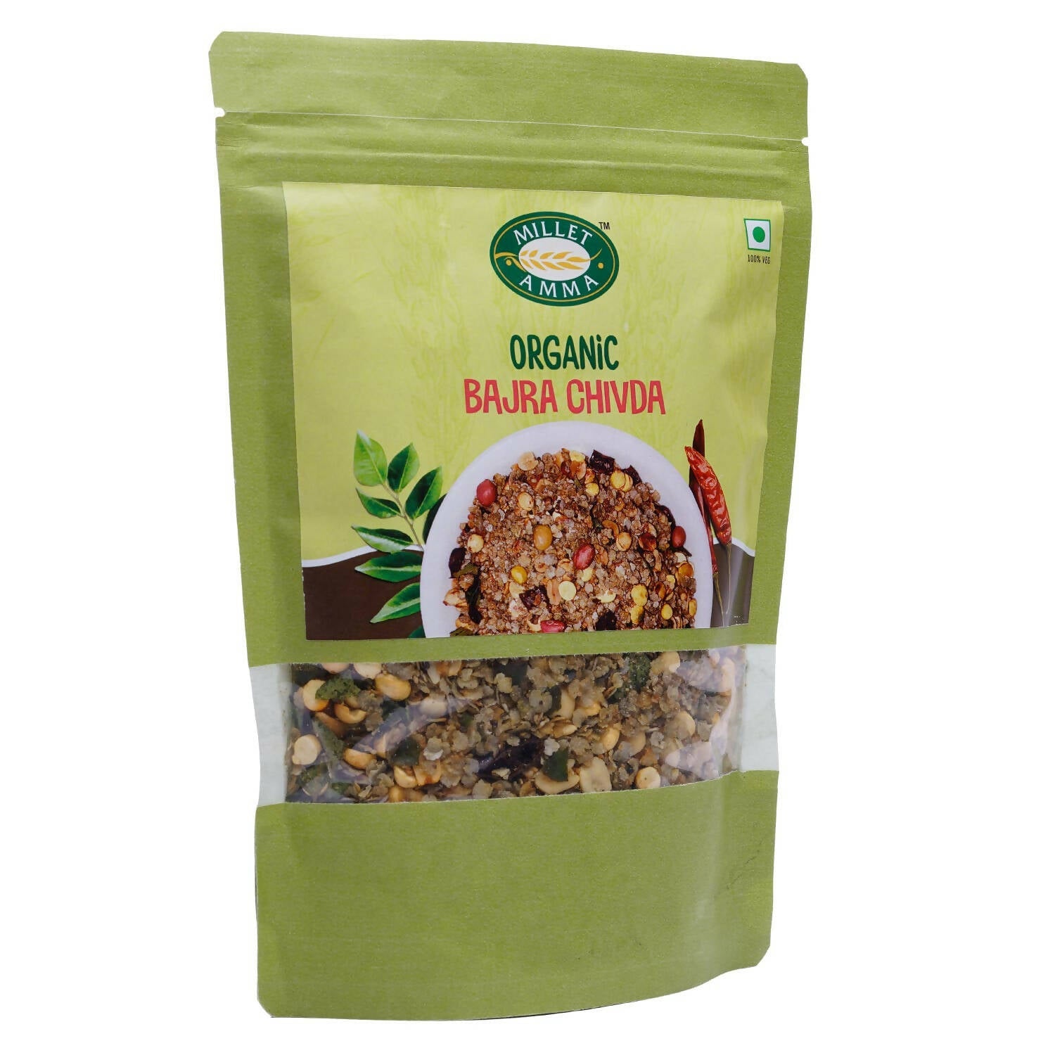 Millet Amma Organic Bajra Chivda Namkeen - Swadesiicart